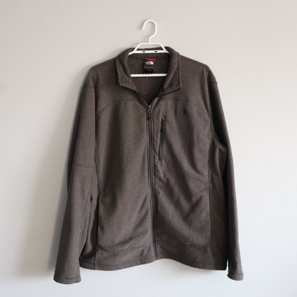 The North Face Mens Grey‎ XL Full Zip Lightweight Outdoor Layering Jacket